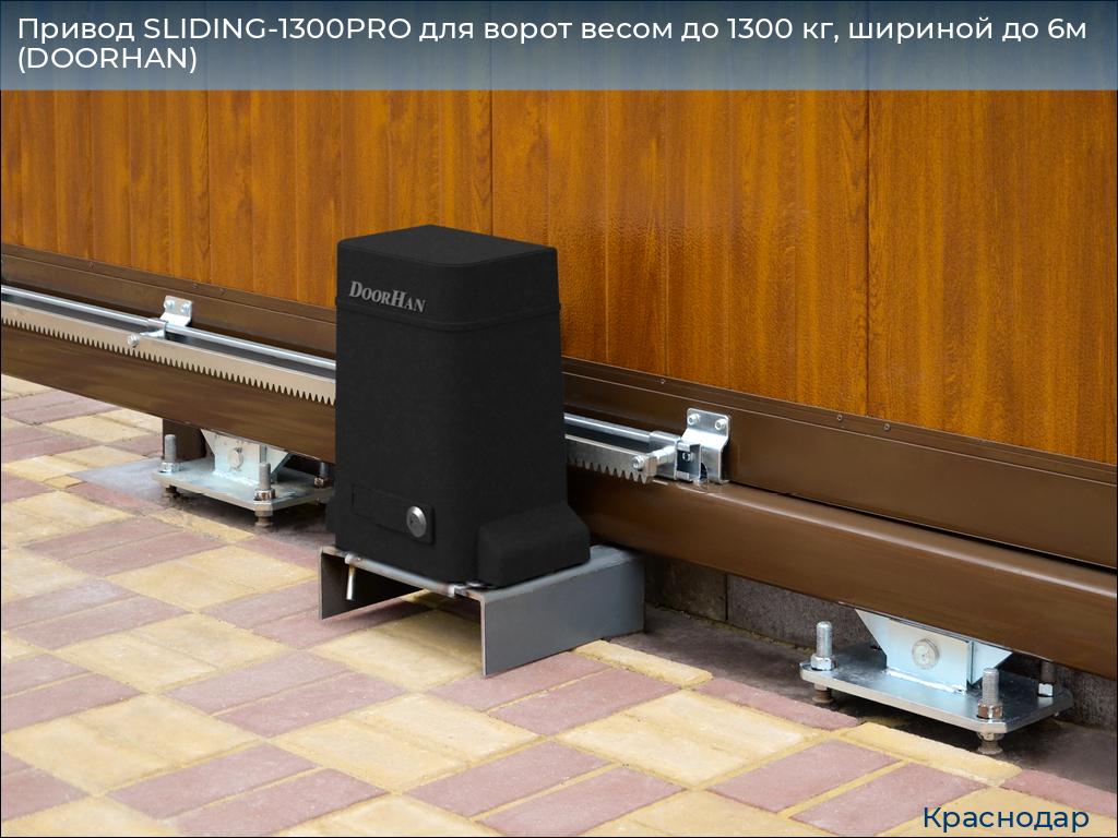 Привод SLIDING-1300PRO для ворот весом до 1300 кг, шириной до 6м (DOORHAN), https://krasnodar.doorhan.ru