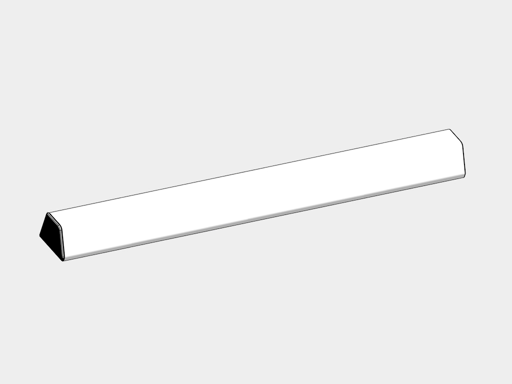 Направляющaя тяги для открывания двери внутрь.