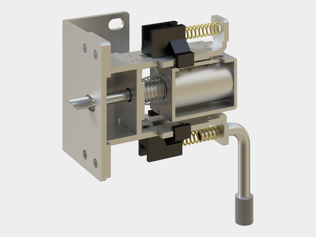 Ad-07sp — электромеханический замок для привода серии ad-sp, обеспечивает надeжную защиту от несанкционированного проникновения / * (арт.ad-07sptel) для привода серии ad-sp-telescope (ad-sp-телескопический).