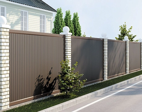 Премиум забор из сэндвич-панелей