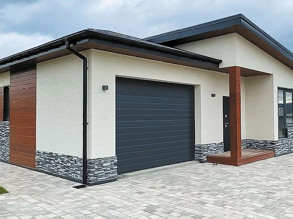 Секционные ворота 2500х2200 мм антрацитовые DoorHan rsd02, tuapse.doorhan.ru