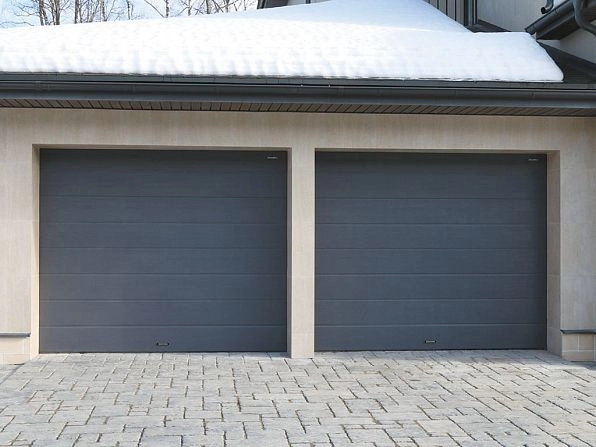 Секционные ворота 2500х2200 мм антрацитовые DoorHan rsd02, tuapse.doorhan.ru